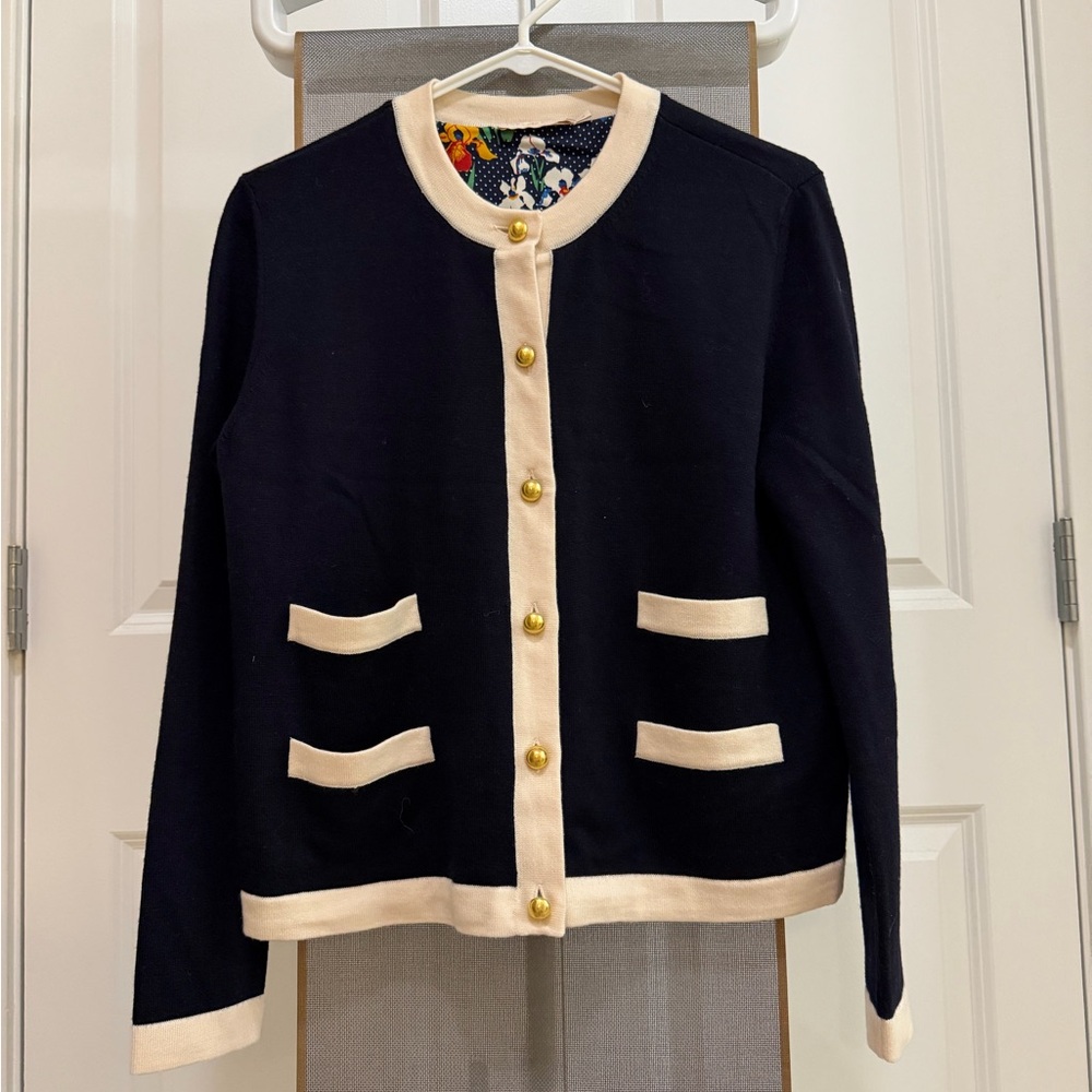 Tory Burch Merino Wool Cardigan